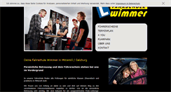 Desktop Screenshot of fahrschule-wimmer.at