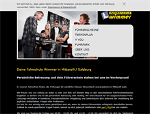 Tablet Screenshot of fahrschule-wimmer.at